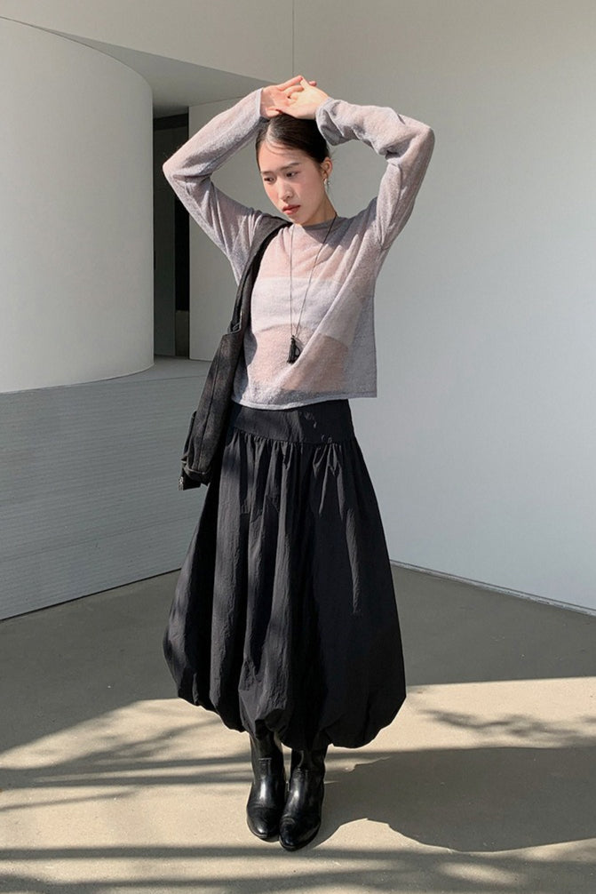 GATHER PUFF SKIRT 2300