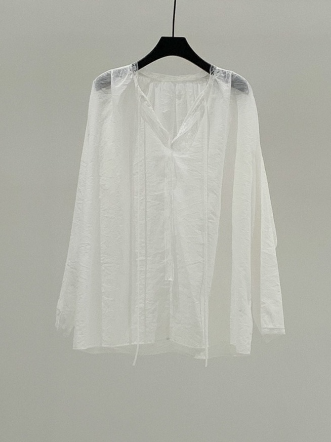 SHEER TIE-NECK BLOUSE 2131