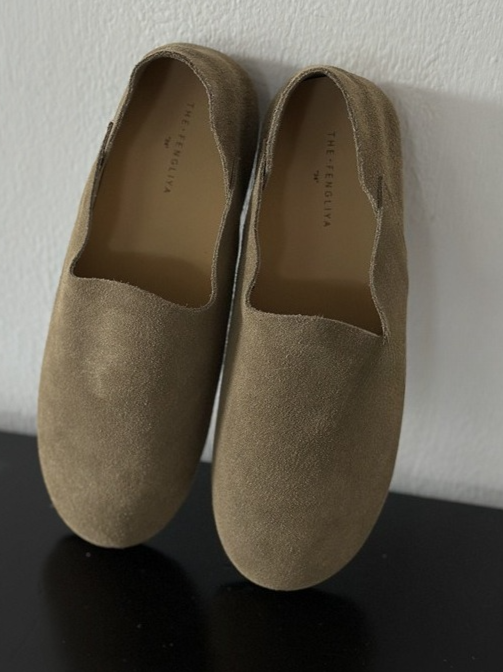 スエードフラットシューズ 2191