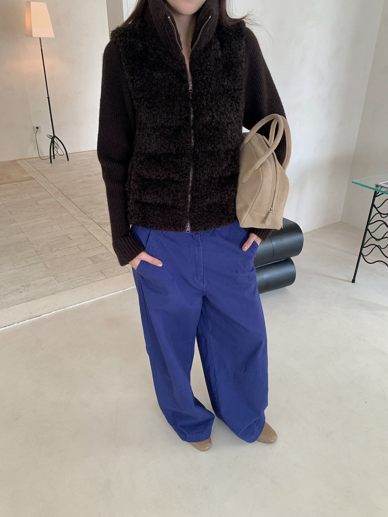 BOA COMBI KNIT JACKET 2523