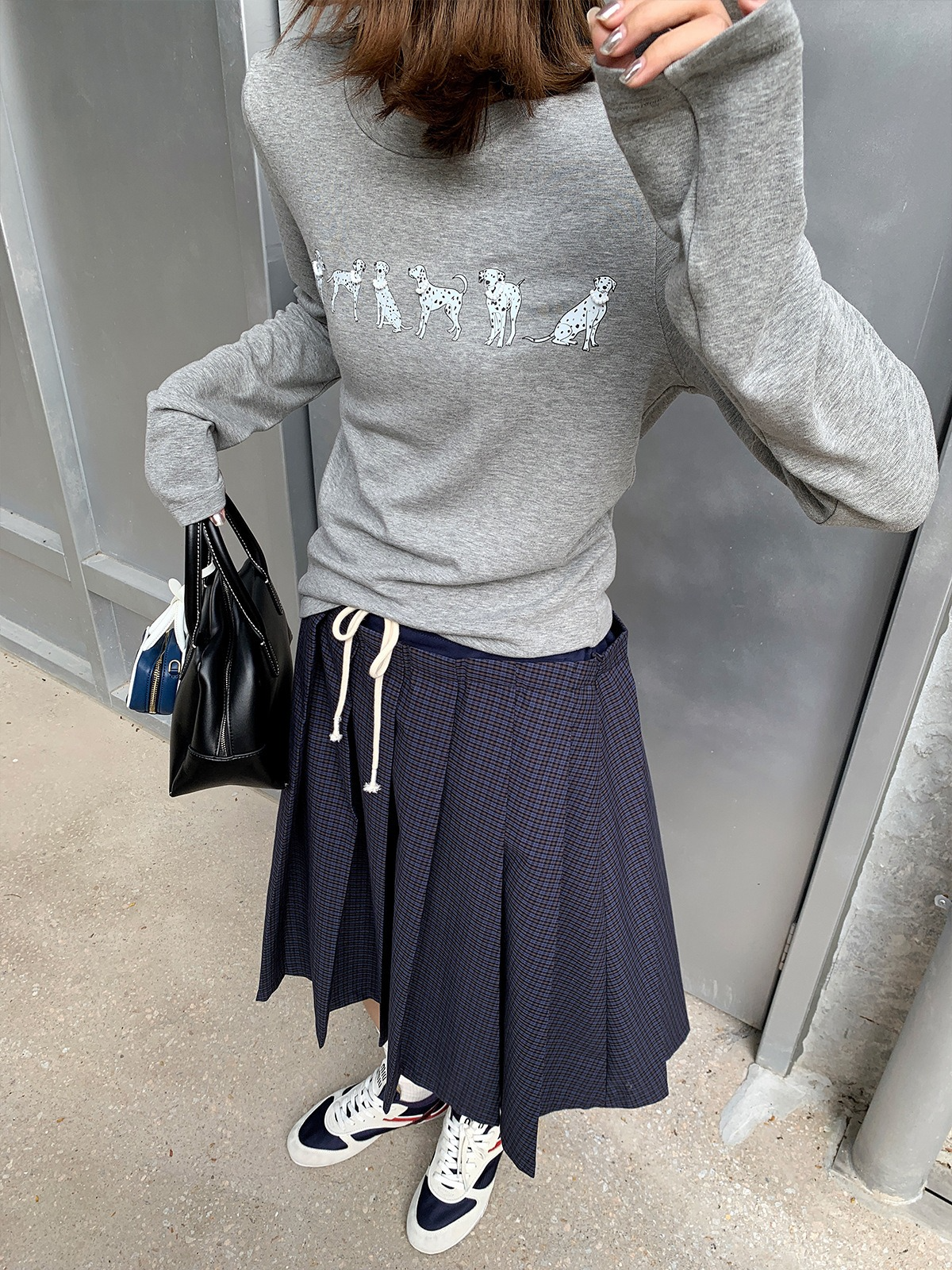 ドッグプリントロングTシャツ 2172