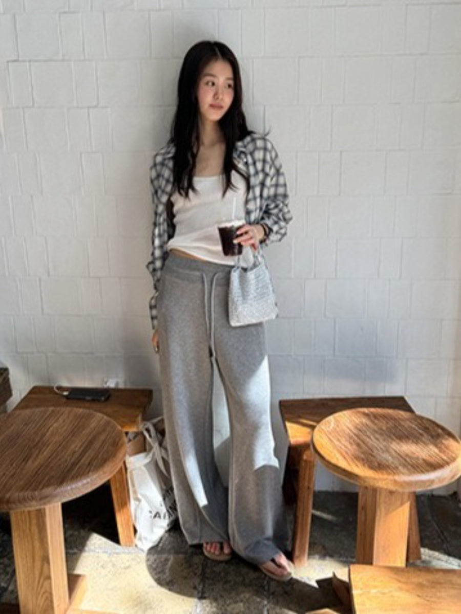 ドロストストレートスウェットパンツ 2386