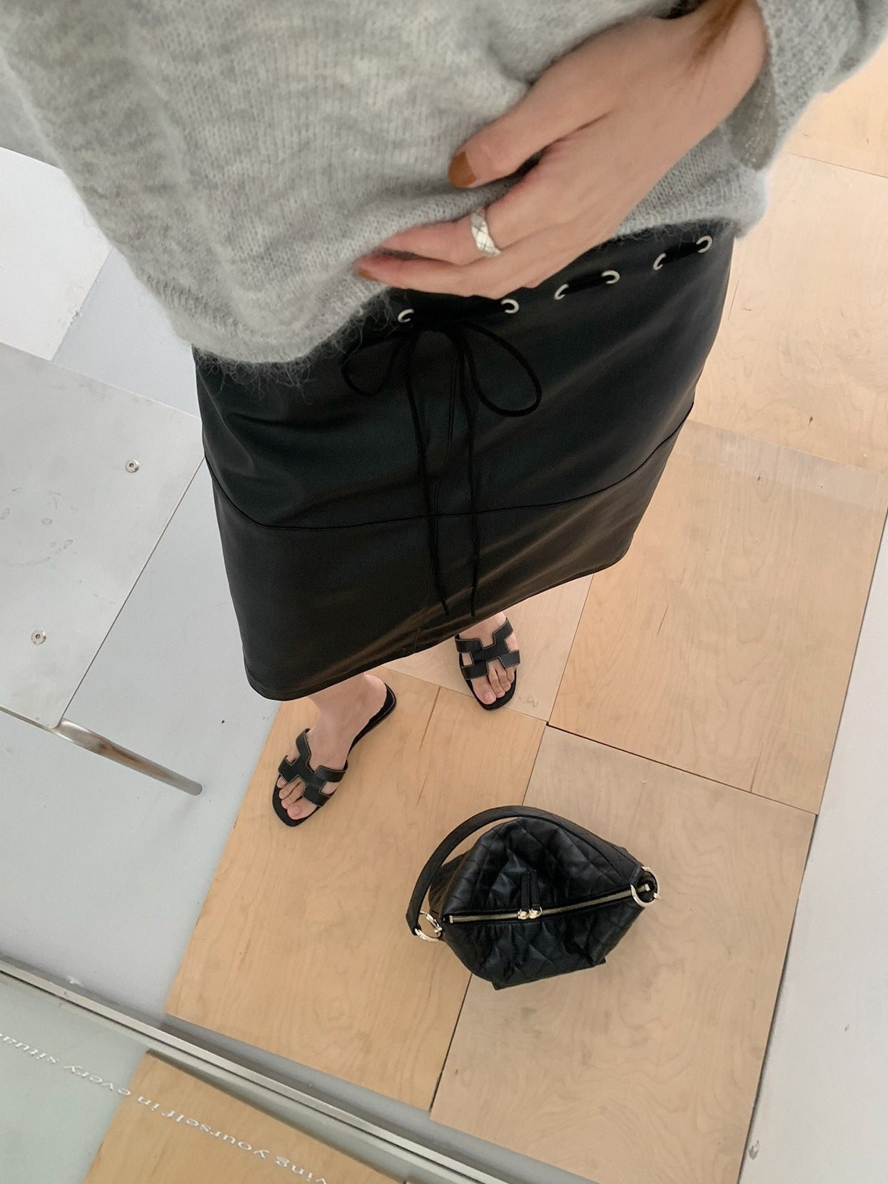 SUEDE MIDI SKIRT 2460