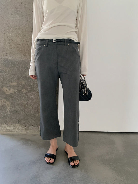 STRIPE CHIC FLARE PANTS 2448