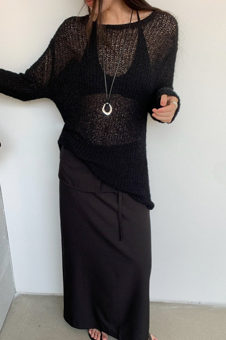 LOOSE ROUND NECK KNIT 2319