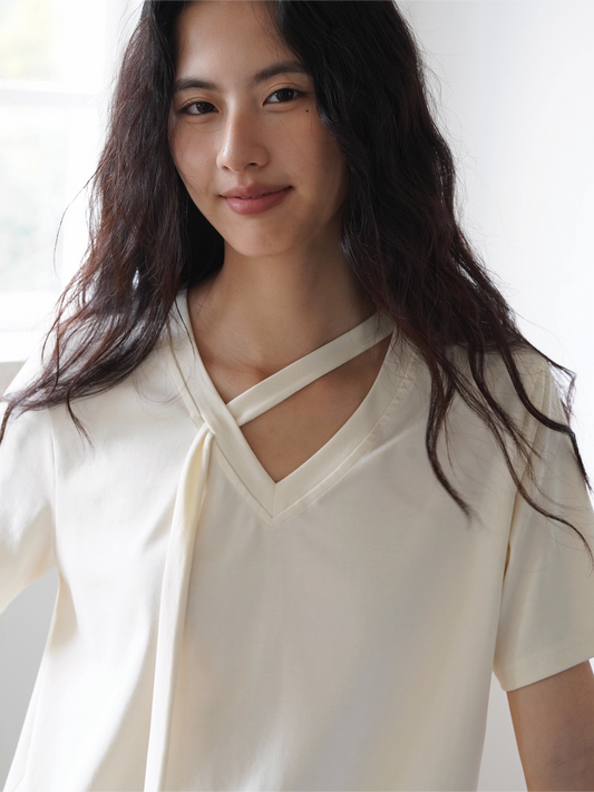 ジプソフィア トップス gypsohila V Neck Sweat 【新品】 ジプソフィア トップス gypsohila V Neck Sweat 【新品】 Tops