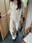 MOHAIR DEEP V-NECK KNIT 2465