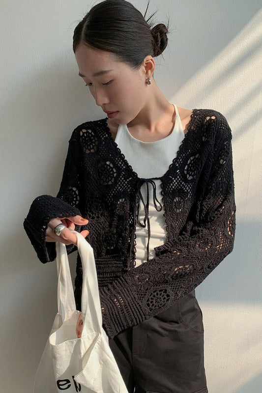 CROCHET LACE CARDIGAN 2315
