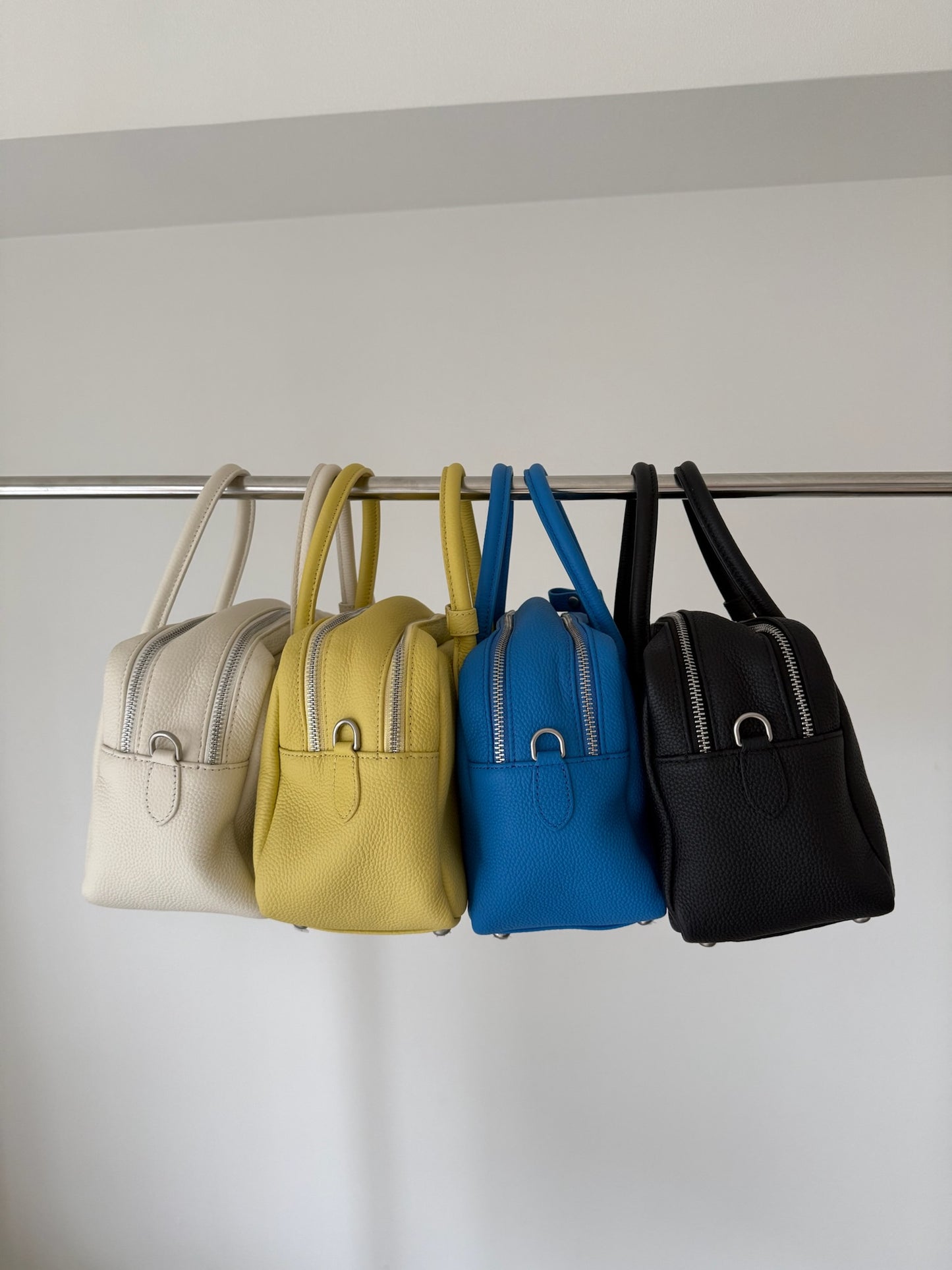 2WAY DOUBLE ZIP MINI BOSTON BAG 2351