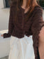 VINTAGE TEXTURED CARDIGAN 2458