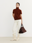 HALF-SLEEVE TURTLENECK KNIT 2126