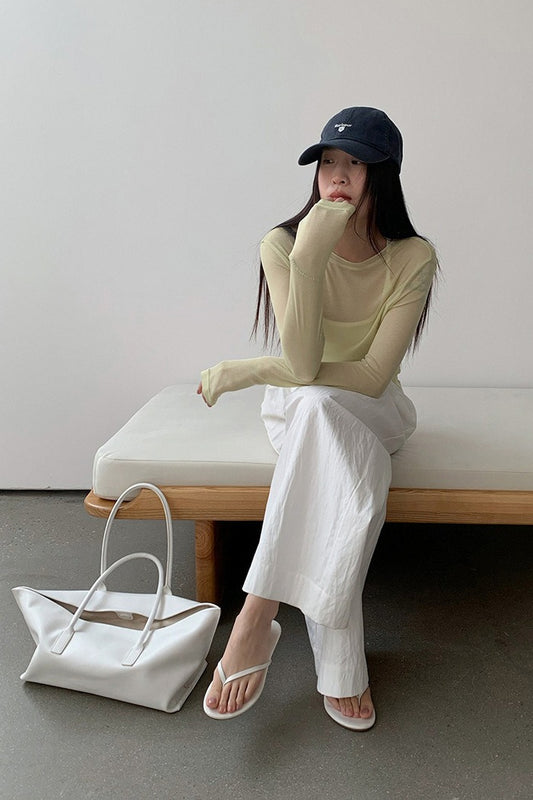 MULTI COLOR SHEER TOP 2307