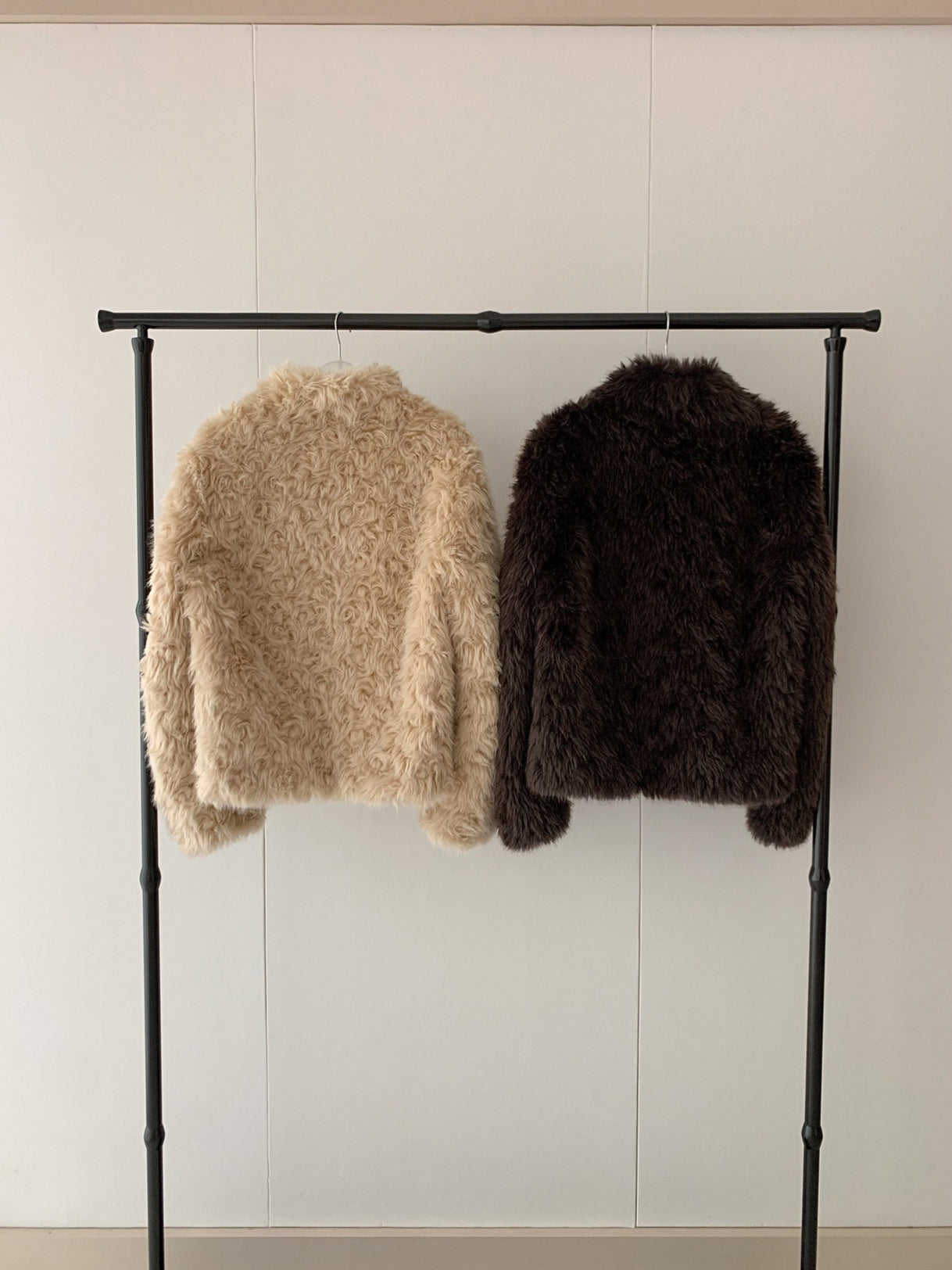 FLUFFY ECO FUR COAT 2501