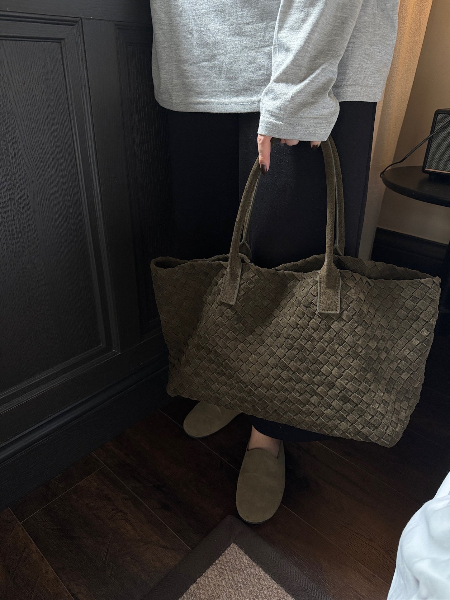 スエードレザーバッグ 2216