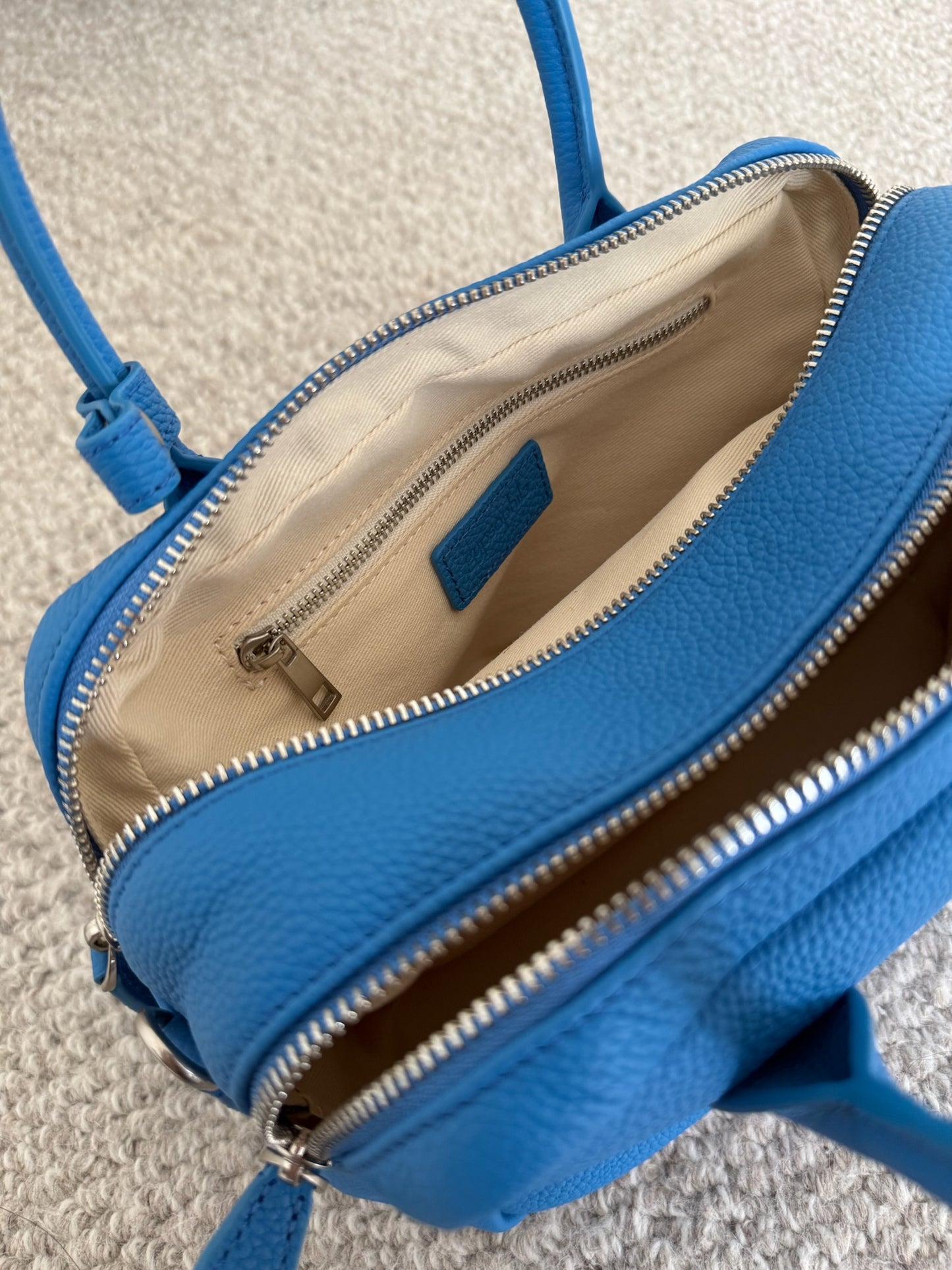 2WAY DOUBLE ZIP MINI BOSTON BAG 2351