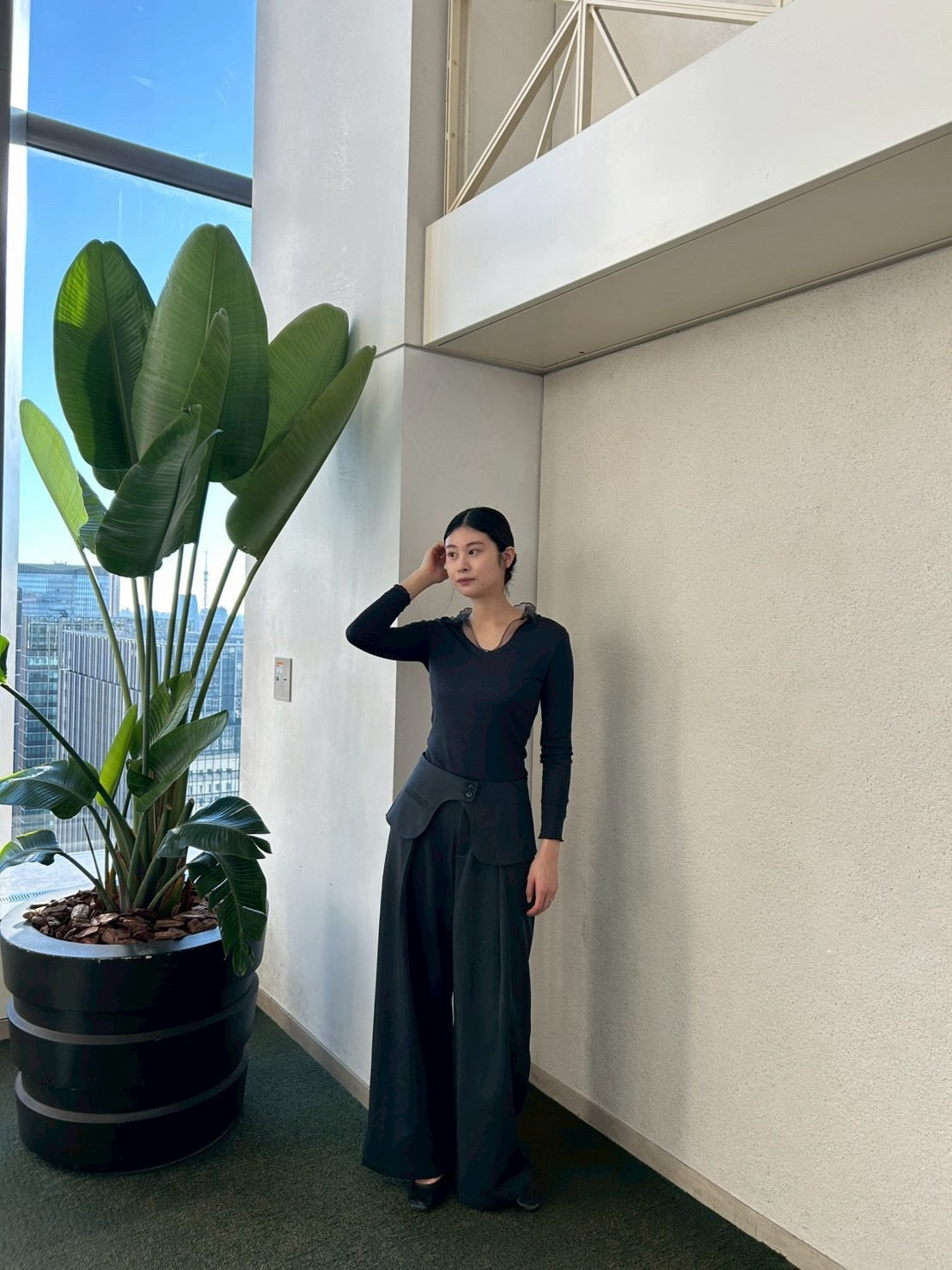 LAYERED FLAP TUCK PANTS 2130