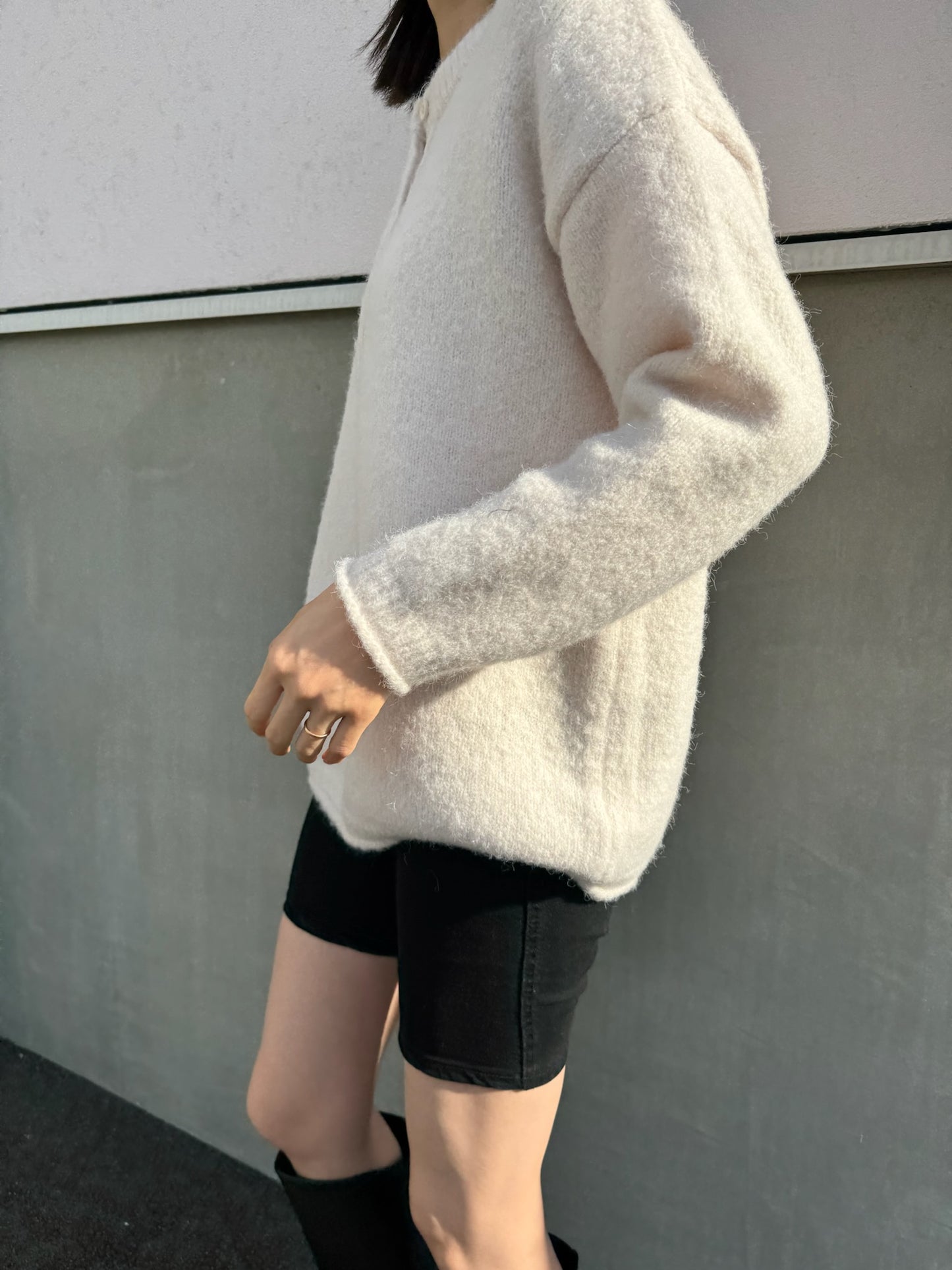 ヘンリーネックオーバーサイズニット2230