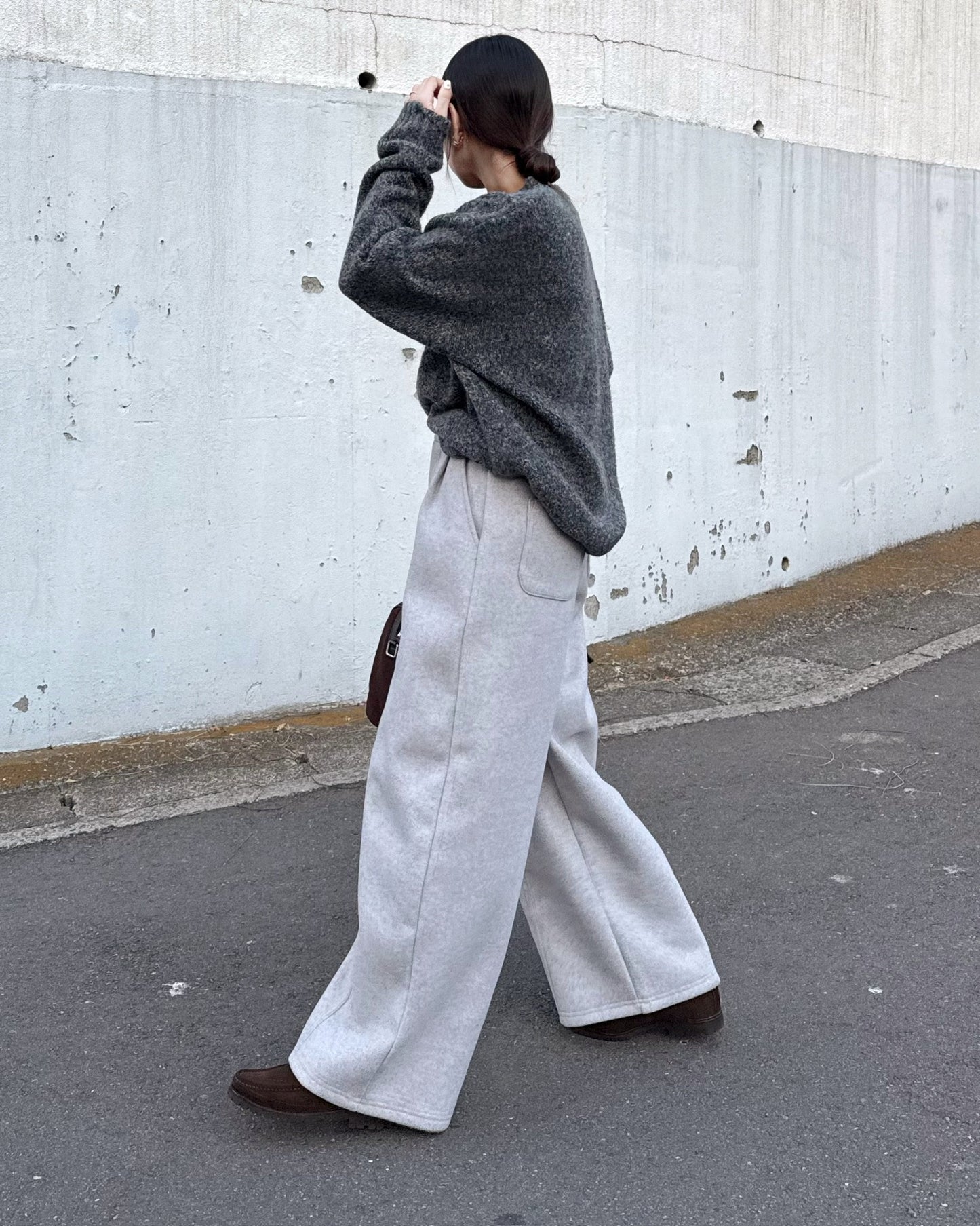 STRAIGHT WIDE PANTS 2222