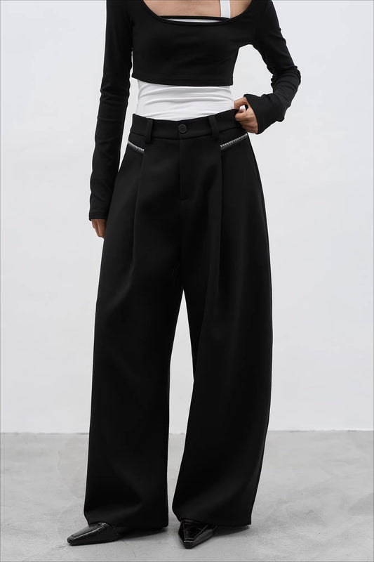 タックデザインワイドパンツ 2290