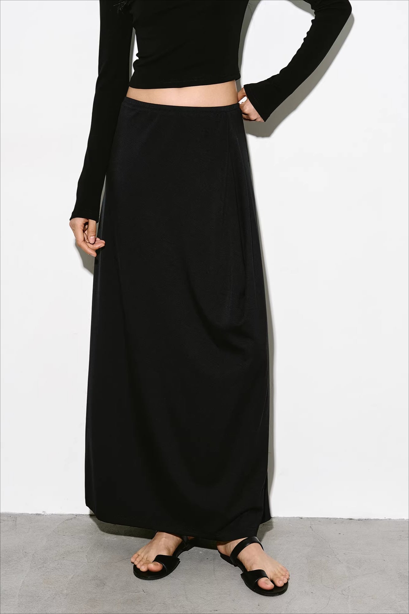 ストレートロングスカート 2296