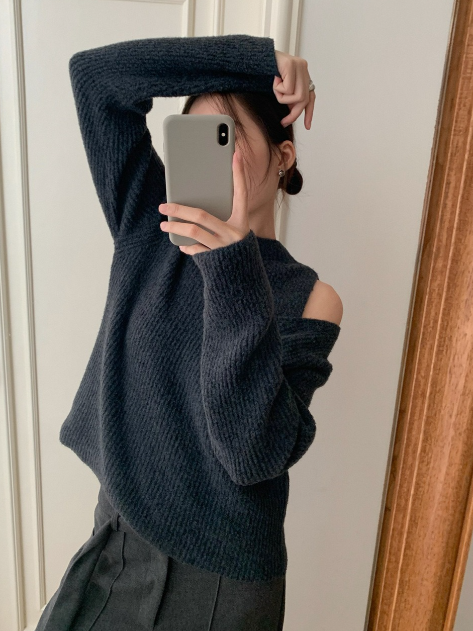 レイヤードプチハイネックニット 2210