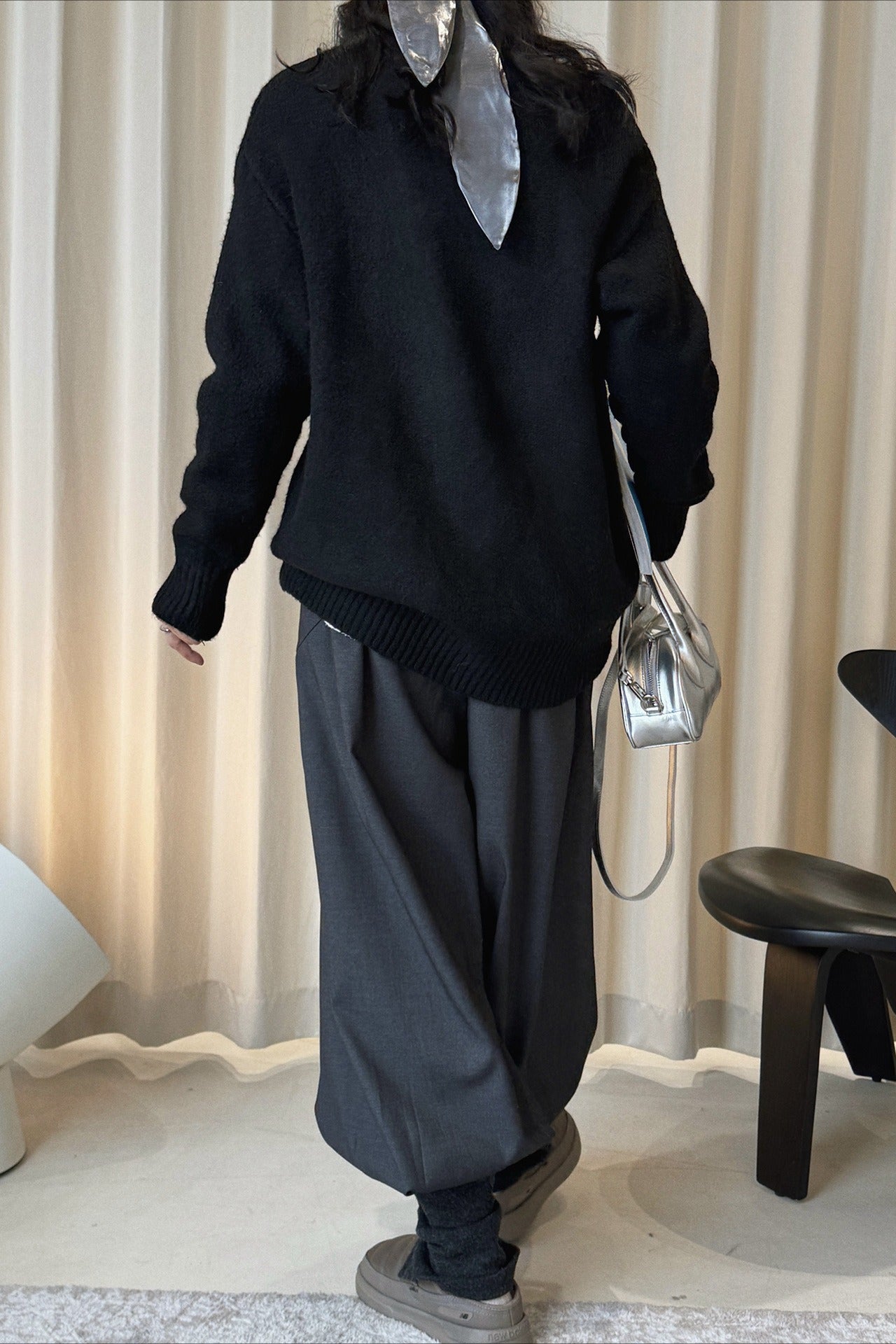 ニットトップ ショートパンツ セットアップ 2266