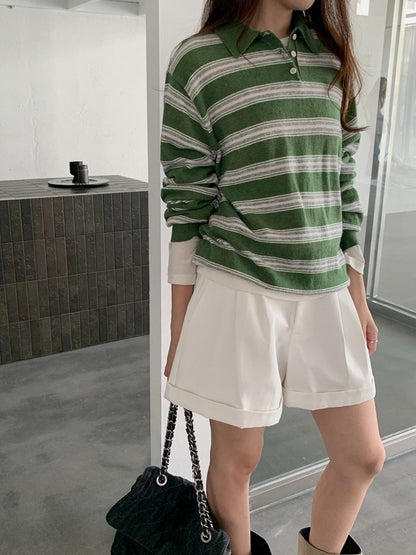 RETRO POLO SWEATER 2449