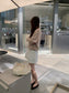 LAYERED-LOOK MINIMAL KNIT 2454