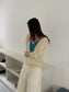 LOOSE ASYM V-CARDIGAN 2464