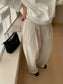 CORD BELT COCOON PANTS 2502