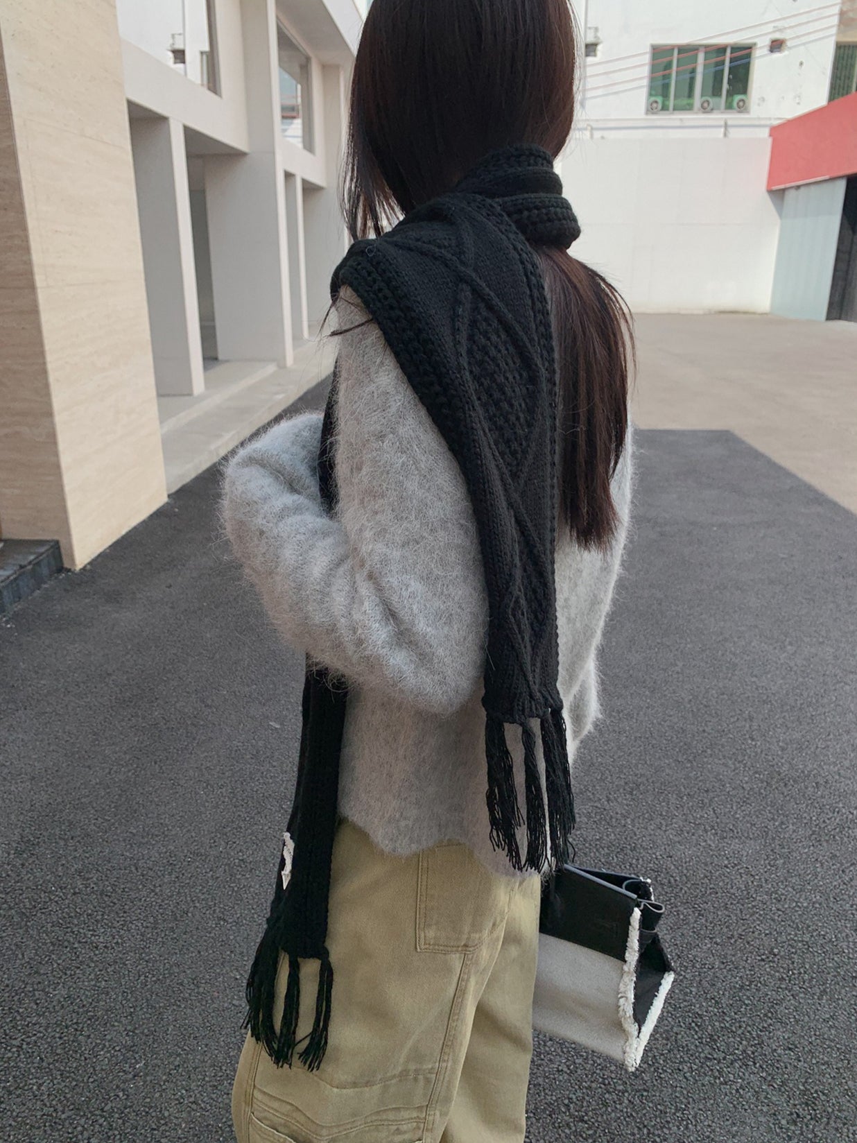 CABLE KNIT MUFFLER 2521