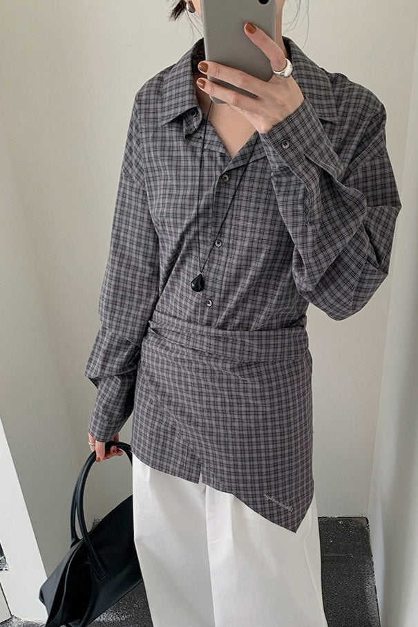 SCARF SET TARTAN SHIRT 2318