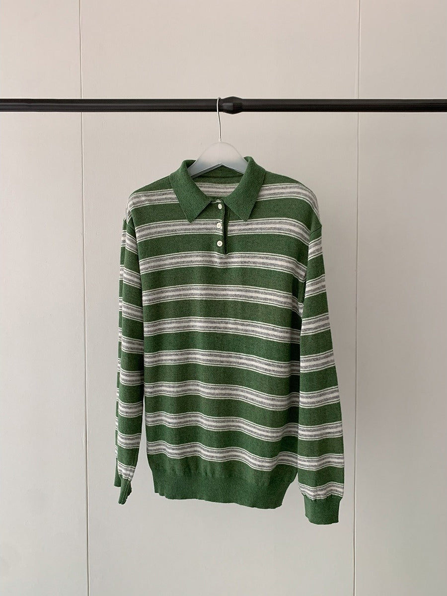 RETRO POLO SWEATER 2449