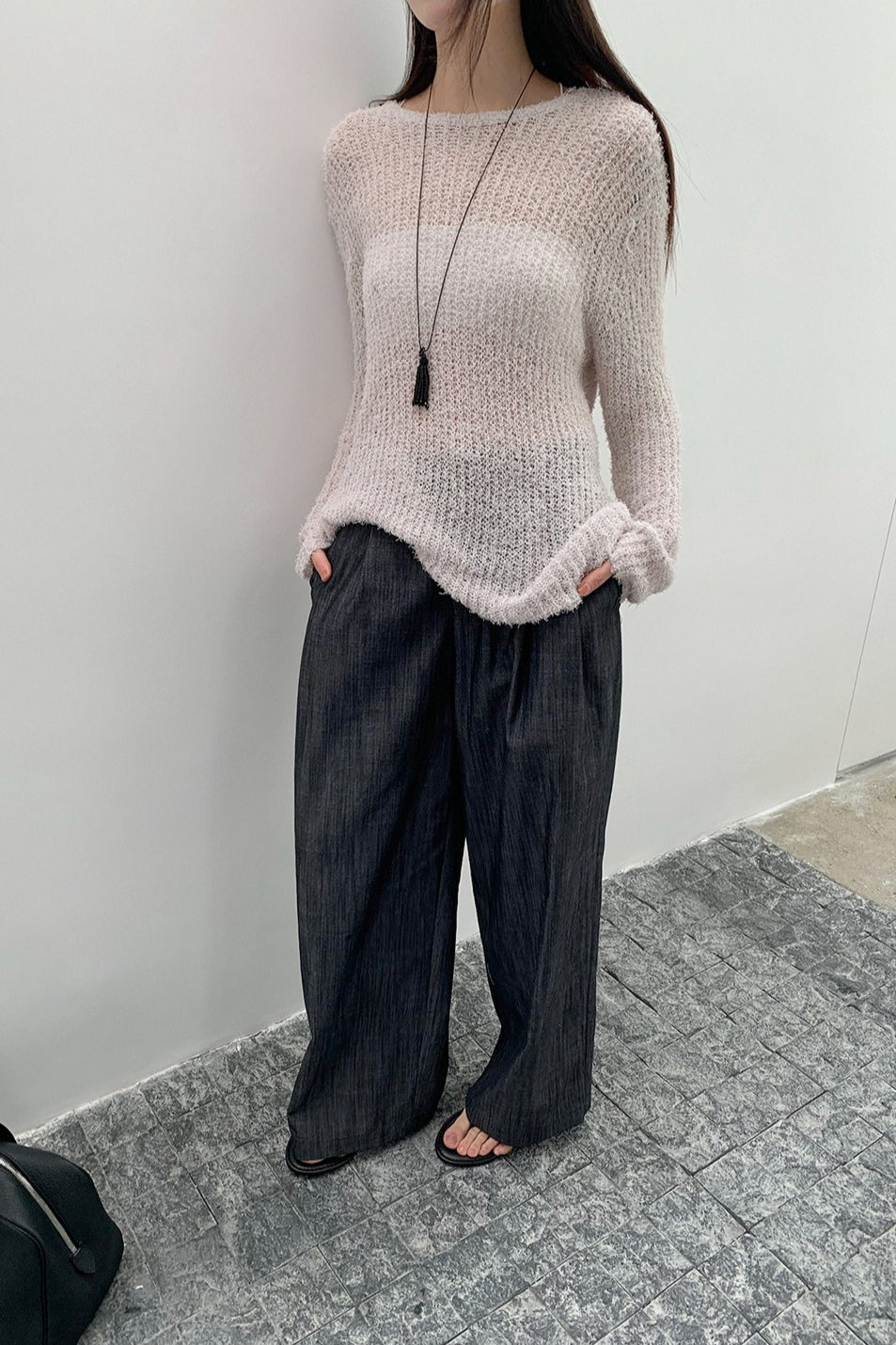 LOOSE ROUND NECK KNIT 2319