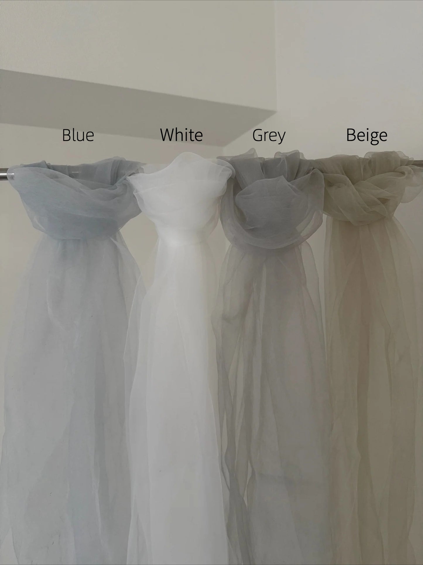 SHEER LONG SCARF 2498