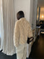 FLUFFY ECO FUR COAT 2501