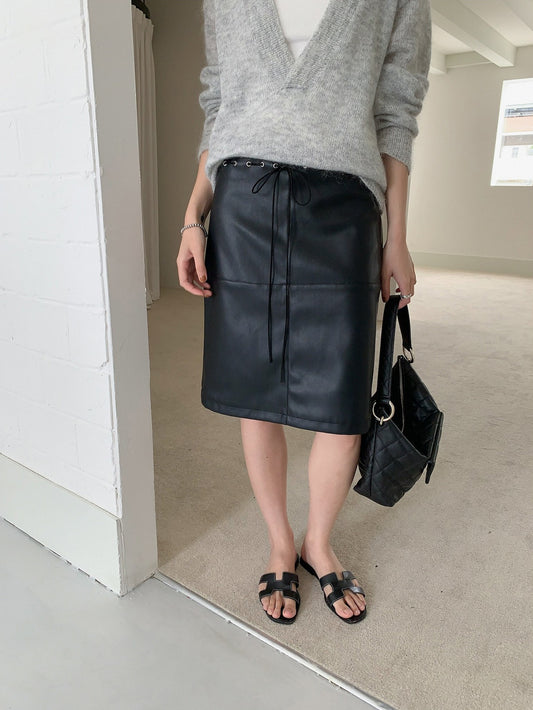 SUEDE MIDI SKIRT 2460