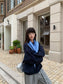SCARF ACCENT SWEAT 2481