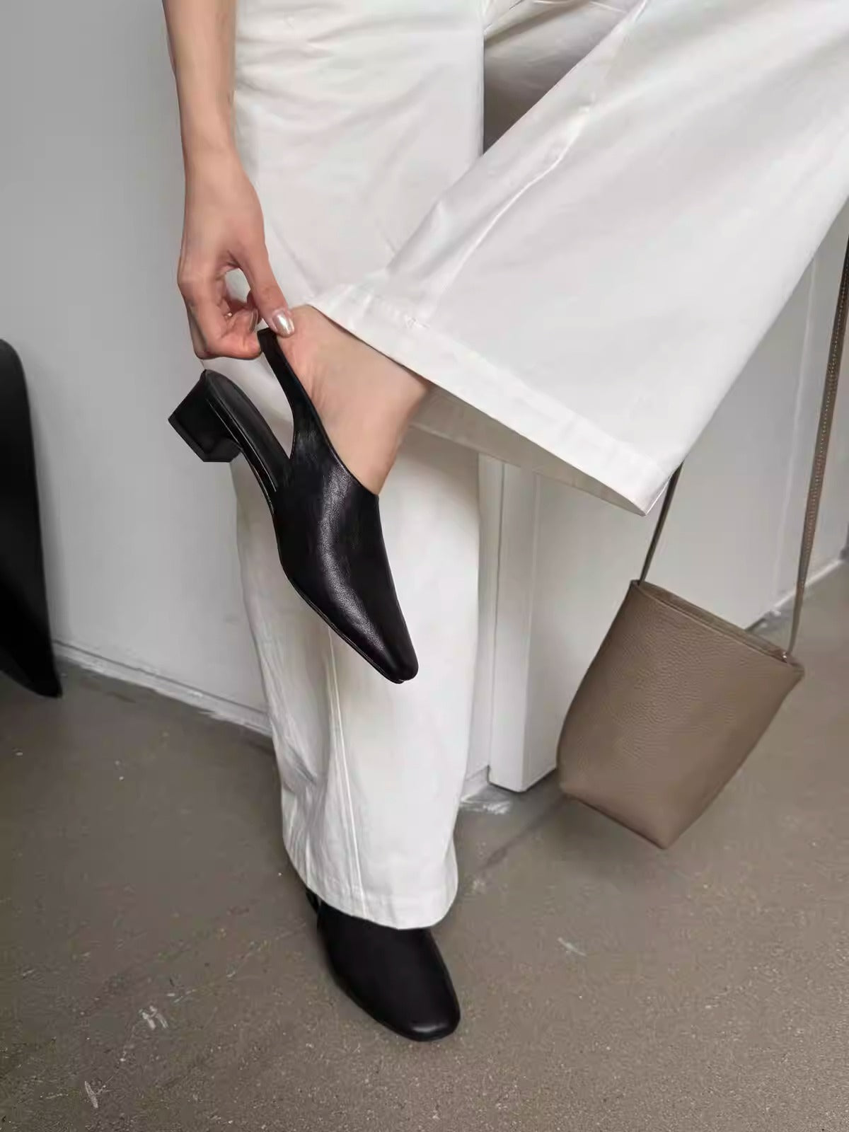 バックストラップフラットシューズ 2325