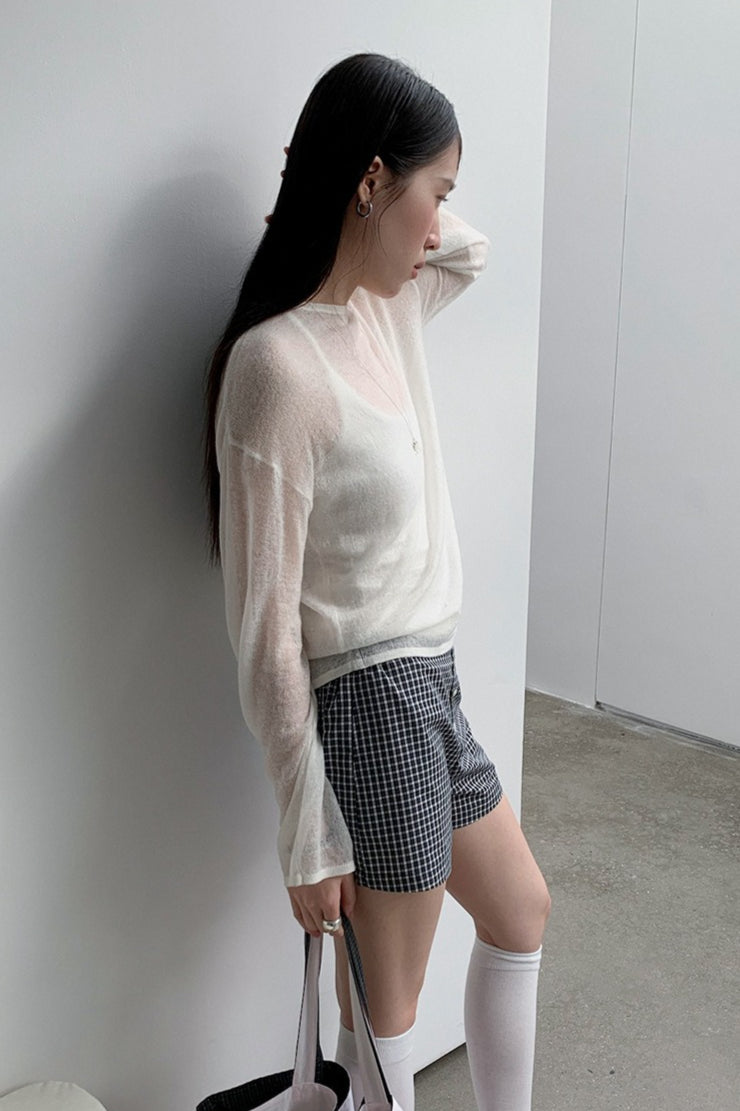 SEE THROUGH SUMMER KNIT 2298