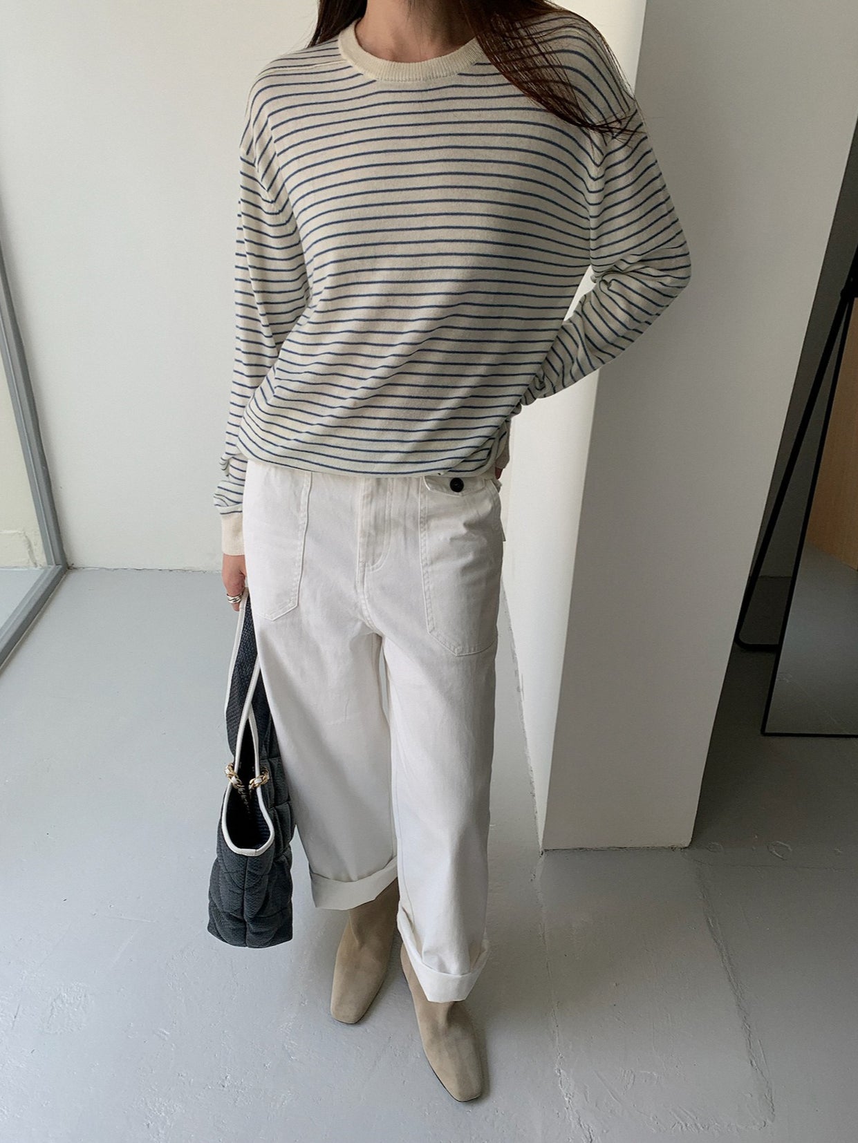 RELAXED WOOL-BLEND KNIT 2463