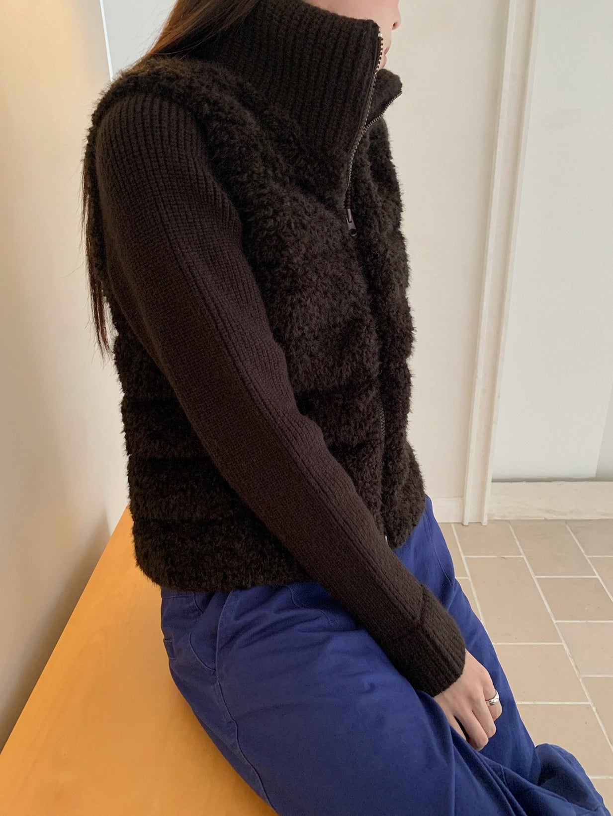 BOA COMBI KNIT JACKET 2523