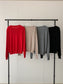 LAYERED-LOOK MINIMAL KNIT 2454