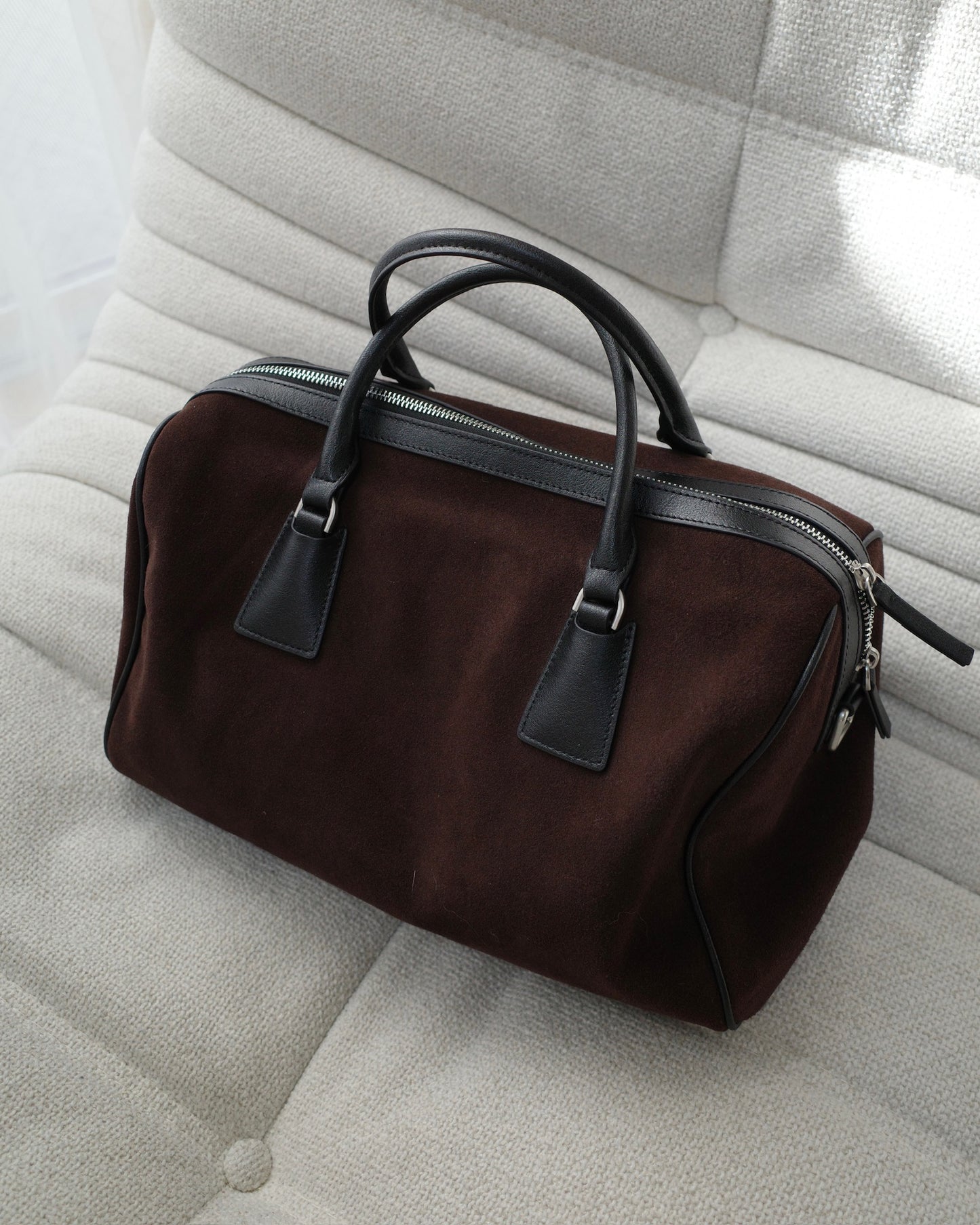 ソフトスエードボストンバッグ 2215