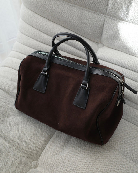 ソフトスエードボストンバッグ 2215