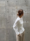 DOUBLE NUANCE NECK TOPS × chiiica03