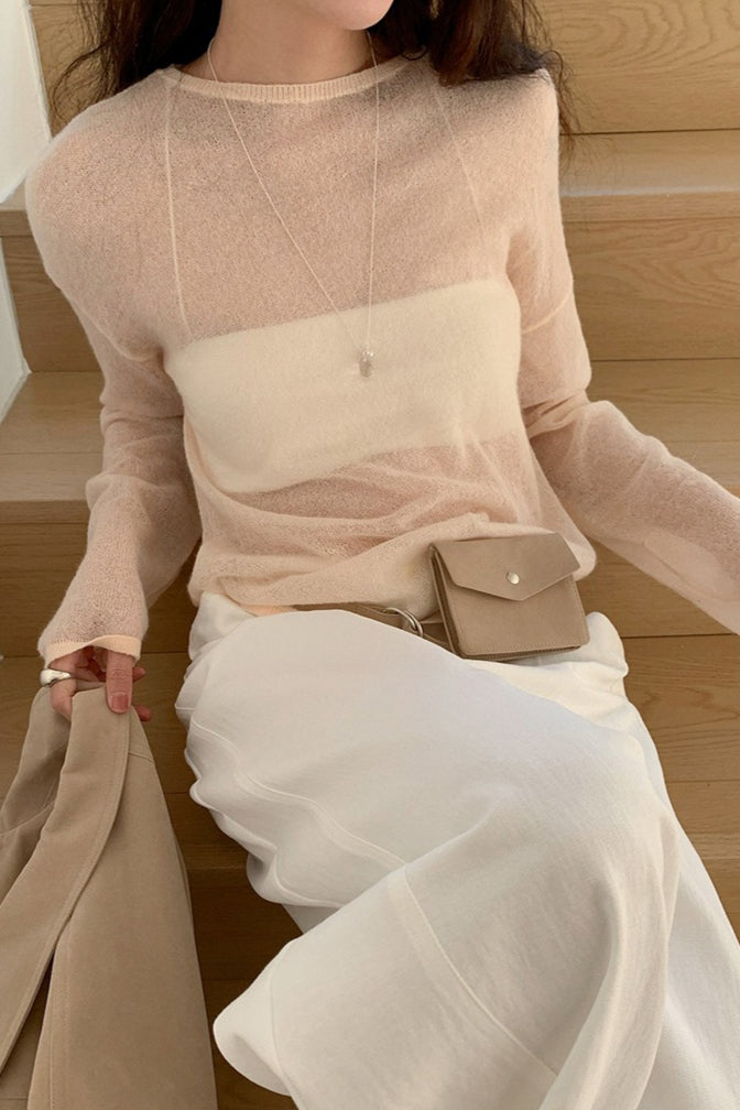 SEE THROUGH SUMMER KNIT 2298
