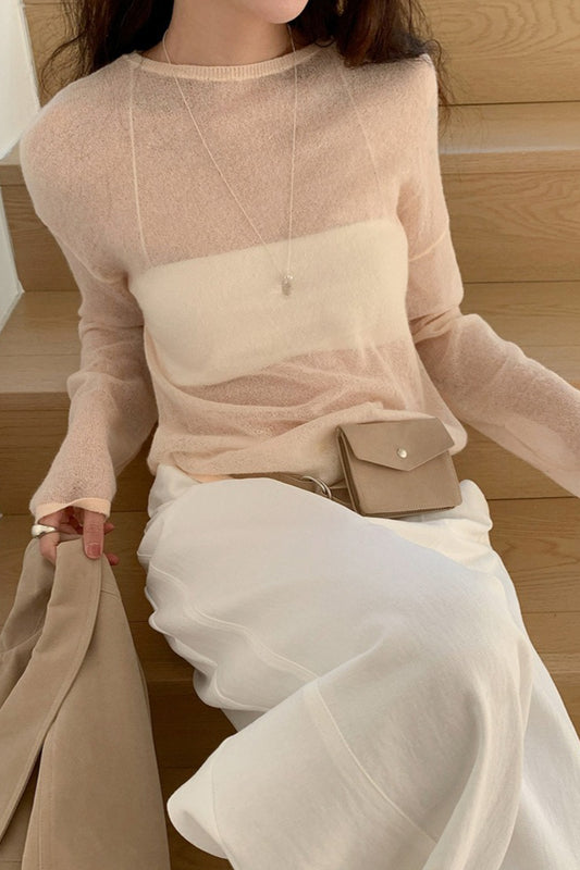 SEE THROUGH SUMMER KNIT 2298