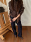 LAYERED LIKE CABLE KNIT 2500