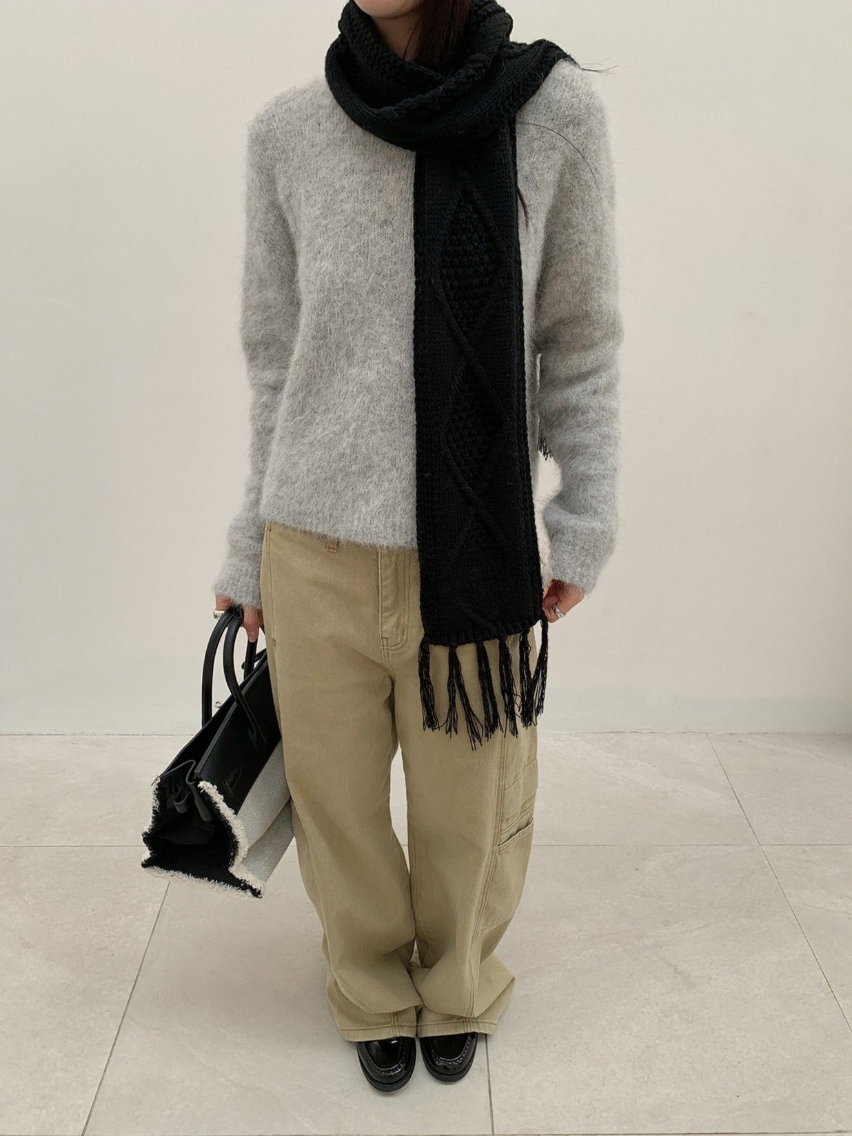 CABLE KNIT MUFFLER 2521